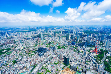 東京 都心部空撮写真