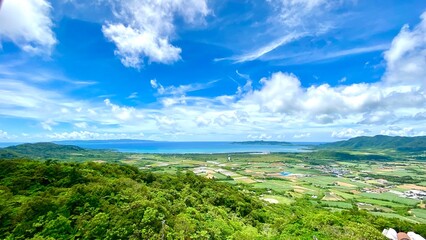 landscape with sky and clouds