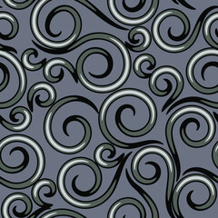 seamless pattern with curves