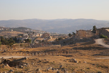 Fototapeta premium Site de Jerash en Jordanie