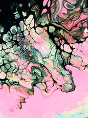 fluid abstract pink black blue art wallpaper background