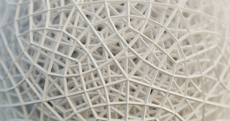 Wireframa pattern made in 3D with Blender