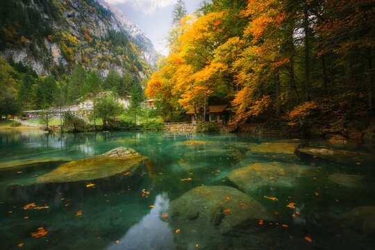 Switzerland, Caumasee, Blausee, Appenzell, Kosovo, Sealpsee 