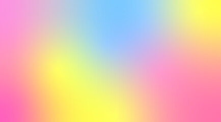 Obraz premium Gradient background. Rainbow graphic template for flyer, poster, banner, mobile app. Bright minimal gradient.