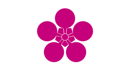 Japanese traditional plum pattern