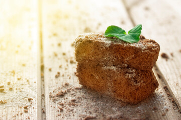 Peace of chocolate cake