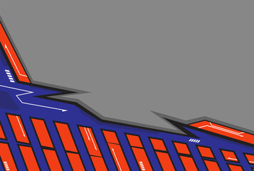 Futuristic background with sharp and geometric pattern and with some copy space area