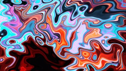 4K Ultra Hd. Modern colorful flow background. Wave color Liquid shape. Abstract Fluid Acrylic ink Painting. Canvas, social media, wall decoration, postcard. Beautiful artwork.