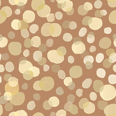 Digital seamless spotted pattern. Fabric design, textile, packaging, wallpaper.
