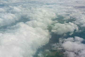 Above the clouds sky landscape