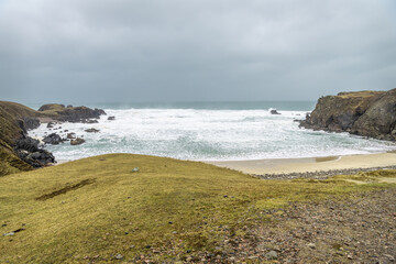 Mangersta Beach on the west coast of the Isle of Lewis in the Outer Hebrides, Scotland