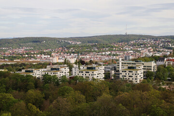 The view of Stuttgart from Killesberg park