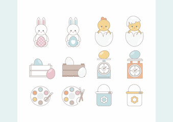 Spring and Easter Decor set