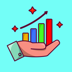 Web icon for business. Internet platforms for business startup. Flat cartoon vector illustration.	