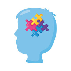 kid profile with puzzle