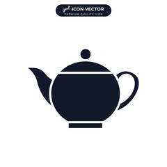 teapot icon symbol template for graphic and web design collection logo vector illustration
