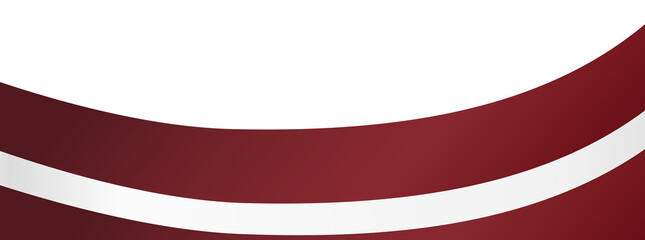 Latvia flag wave  isolated  on png or transparent background,Symbol Latvia,template for banner,card,advertising ,promote,and business matching country poster, vector illustration