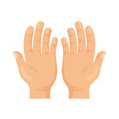 Obraz premium hands human open