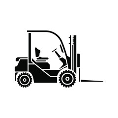 forklift icon. Forklift Truck transportation machine for industry, vector illustration
