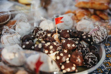 Appetizing cake. Sweet Cakes