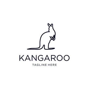 kangaroo vector illustration design