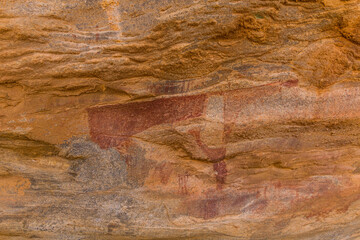 Detail of Laas Geel rock paintings, Somaliland