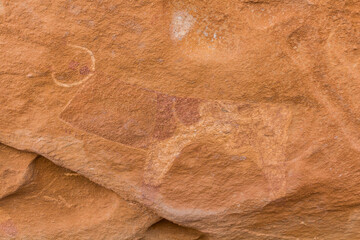 Detail of Laas Geel rock paintings, Somaliland