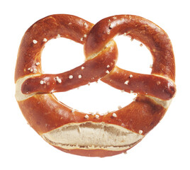 Bavarian salty pretzel