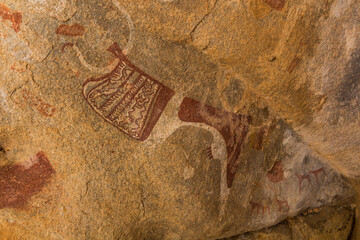 View of Laas Geel rock paintings, Somaliland