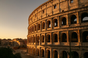 colosseum at sunrise