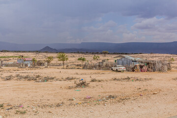 View of a small village in Somaliland