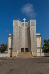 Cathedral of Our Lady of the Good Shepherd in Djibouti, capital of Djibouti.