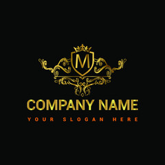 l__Vintage_and_luxury_logo_template_Premium_Vector,Royalty