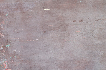 abstract background of an old rusty painted brown metal texture