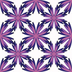 Simple floral seamless pattern with flowers for fabrics and cards and linens and kids and wrapping paper