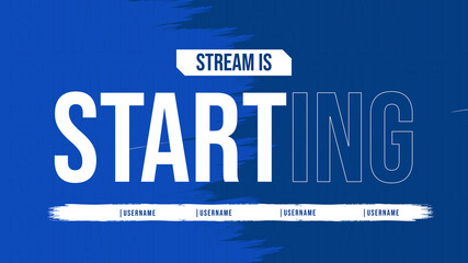 Offline gaming background template for streamer . Starting gaming background. Ending gaming background. twitch banner template gaming background 