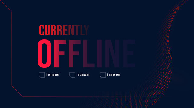 Offline gaming background template for streamer . Starting gaming background. Ending gaming background. twitch banner template gaming background 
