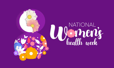 National Women's Health Week starts each year on Mother's Day to encourage women to make their health and wellness a priority. it is observed to encourage all women to be as healthy as possible. Art