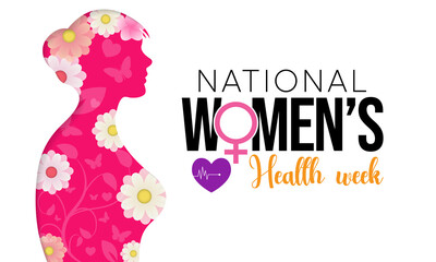 National Women's Health Week starts each year on Mother's Day to encourage women to make their health and wellness a priority. it is observed to encourage all women to be as healthy as possible. Art