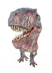 giganotosaurus id portrait on white background © DM7