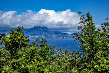 Fototapeta na wymiar Island Basse-Terre, Guadeloupe, Kleine Antillen, Caribbean.