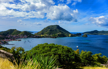 Bay of Les Saintes, Terre-de-Haut, Iles des Saintes, Les Saintes, Guadeloupe, Lesser Antilles, Caribbean.