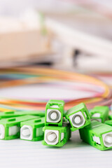 Single mode SC APC connector fiber optic patch cord cable