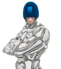 mega soldier is angry