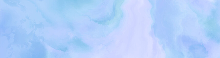 Elegant banner template design with blue paint.