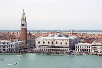 Venice, St Marc square and palace