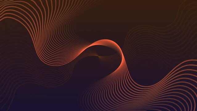 Video relajante. Ondas que suavemente relajan al espectador. Los colores son suaves y delicados. Neon y ondas dise&ntilde;adas con estilo