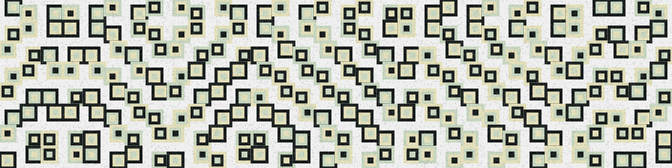 Abstract Geometric Pattern generative computational art illustration