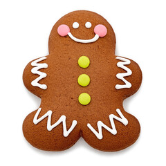 Gingerbread man with glaze ornament