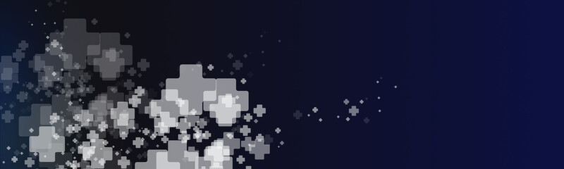 Abstract blue medical technology background